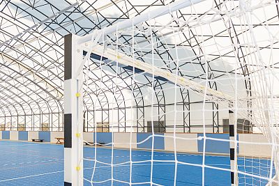 Prefabricated halls for desert and snow