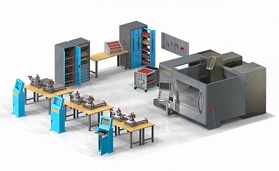 Workshop furniture as a modular system